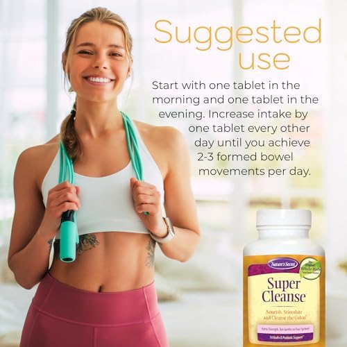 Nature's Secret Super Cleanse Herbal Colon Cleanse & Gut Support