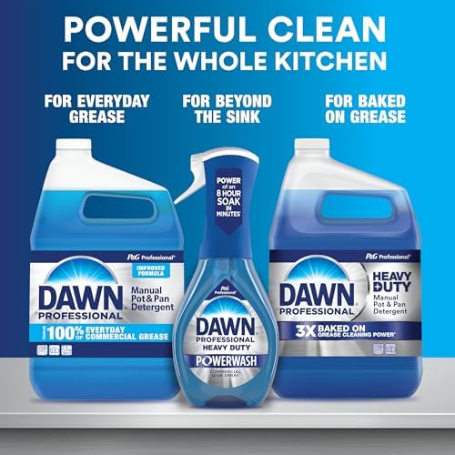 Dawn PRO Heavy Duty Powerwash Dish Spray for Commercial Use (16 oz, 6 pack)