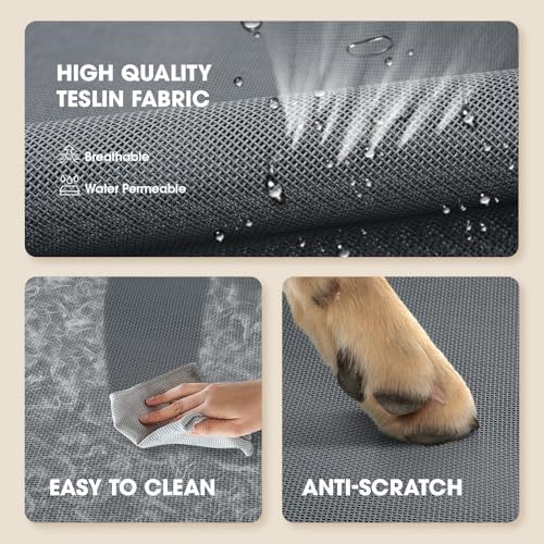 Czpalo Outdoor Elevated Dog Bed for Large Sized Dogs, No-Tool Assembly.