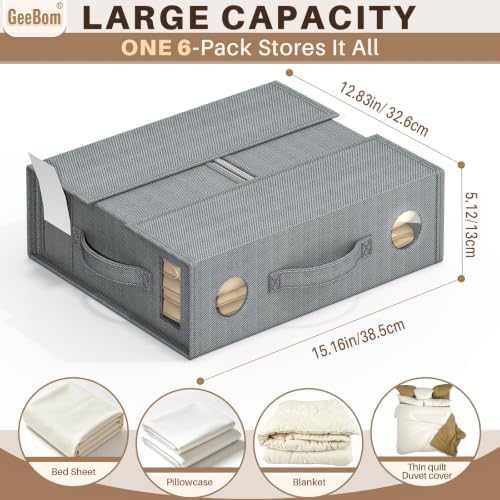6 Pack Sheet Organizers and Storage, Thickened & Durable Sheet Organizer