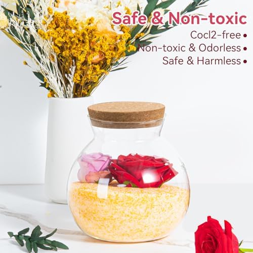 Silica Gel Flower Drying Crystals 5LBS, with Airtight Container