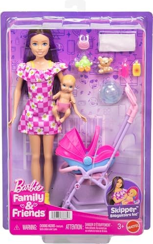 Barbie Skipper Babysitters Inc. Playset with Brunette Doll