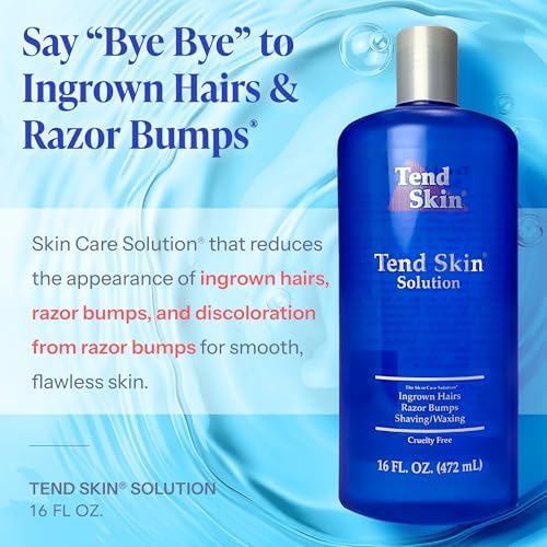 Tend Skin Solution for Razor Bumps and Ingrown Hair, 16 Oz