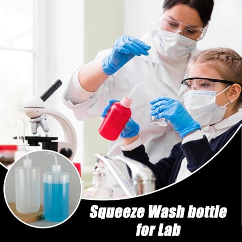 Squeeze Bottles 2-Pack (500ml/16.9oz) Heavy-Duty Squirt Bottle