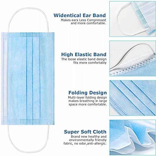 100 Pack Medical Disposable Face Masks ASTM Level 2 for Protection