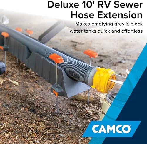 Camco Deluxe 10-Foot RV Sewer Hose Extension - Made in the USA