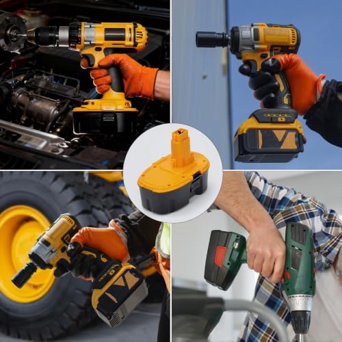 Upgraded 18V Replacement Battery for Dewalt 18V XRP Type Tools 2-Pack