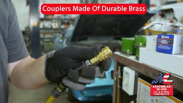 Milton (S-210) 1/4" NPT M-Style Coupler and Plug Kit, (12-Piece)