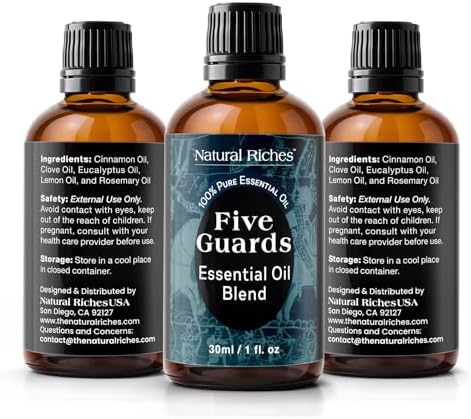 Five Guards Essential Oil Blend 30 ml Health Shield for Aromatherapy