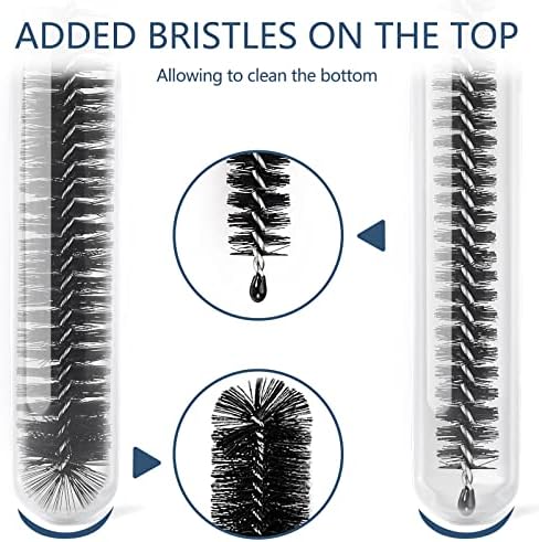 Ixiaoyoo 12 Pcs Straw Cleaner Brushes Set, 8.2 Inch Nylon Cleaning Brush