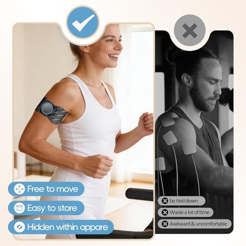 Comfytemp Wireless TENS Unit Muscle Stimulator for Pain Relief with Remote