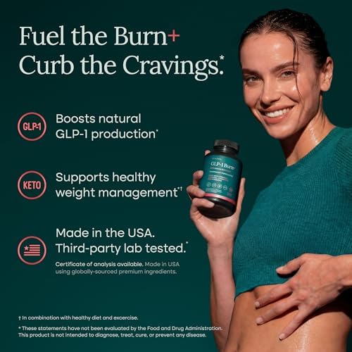GLP-1 Supplement for Appetite Support with BHB Ketones, ACV, Berberine HCL