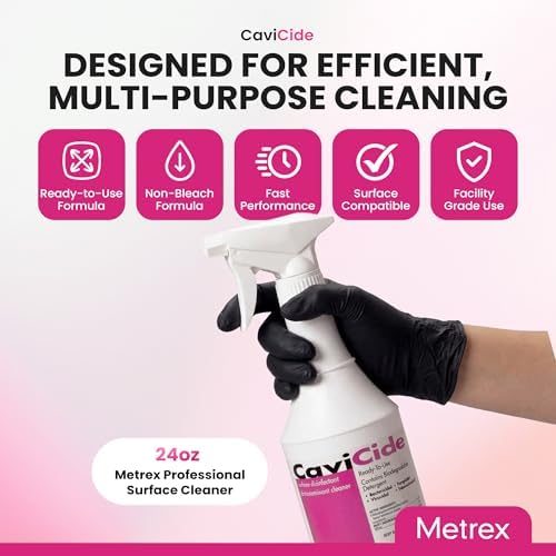 Metrex CaviCide Germicidal Surface Disinfectant Spray, 24 Oz Spray, 1 Count