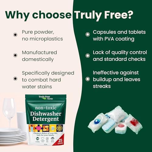 Truly Free Dishwasher Detergent Powder - 12.5oz - Pack of 1