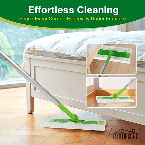 HOMEXCEL Dry Sweeping Cloths for Swiffer Sweeper 64 Count Disposable