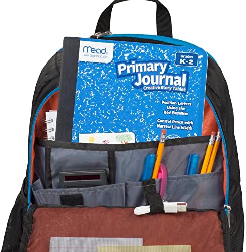Mead Primary Journal Creative Story Tablet Composition Notebook, 7.5" x 9.75", Grades K-2, 100 Sheets, Blue (09554)