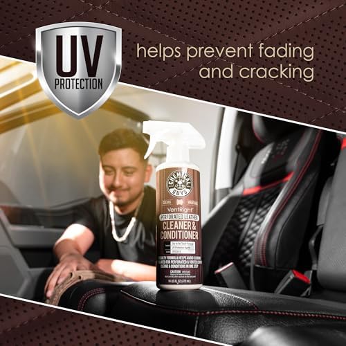 Chemical Guys, VentRight Leather Cleaner & Conditioner, Vented Seats, 16 oz