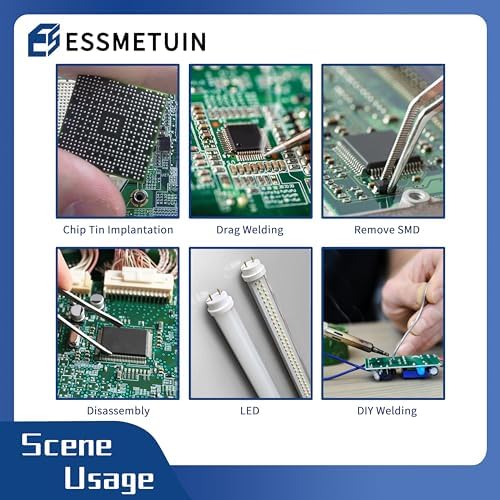 Desoldering Wick and Soldering Flux Paste for Electronics Repair, No Clean Flux(10CC), Solder Removal Kit
