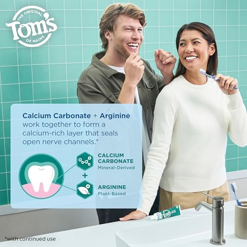 Tom's of Maine Rapid Relief and Sensitive Toothpaste, Mint, 3 Pack, 4.5 oz
