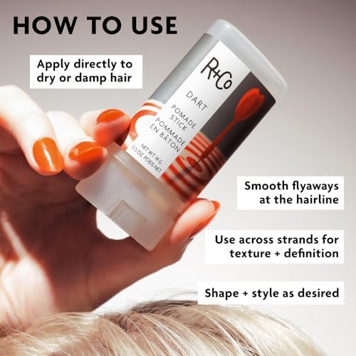R+Co DART Pomade Stick, 0.5 oz/14 G, Serious Gaze Scent