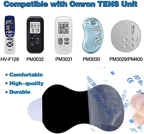 10 Pcs Durable Compatible with Omron Tens Unit Replacement Pads,5Pairs Replacement Electrodes Pad