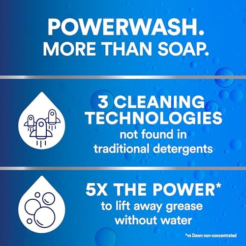 Dawn PRO Heavy Duty Powerwash Dish Spray for Commercial Use (16 oz, 6 pack)
