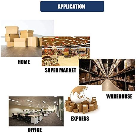 P PERFECTAPE Heavy Duty Packing Tape 6 Rolls, Clear, 2.7 mil, 1.88" x 60Y