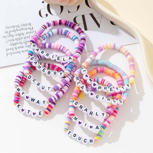 fmsao 10pcs Korea-Pop Bracelets Merch Bracelet Beaded Inspired for Wemon