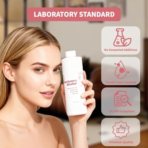 Perfumers Alcohol SD 40B Denatured Ethanol for DIY Perfume Base 16oz