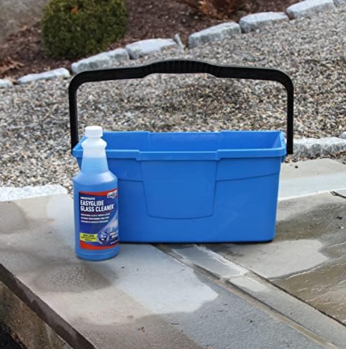 Unger Professional Streak-Free EasyGlide Glass Cleaner Concentrate, 32 oz – Ammonia-Free, Makes 25 Gallons of Solution , Safe for Tinted Windows, LOW-E Glass, Windshields & Mirrors
