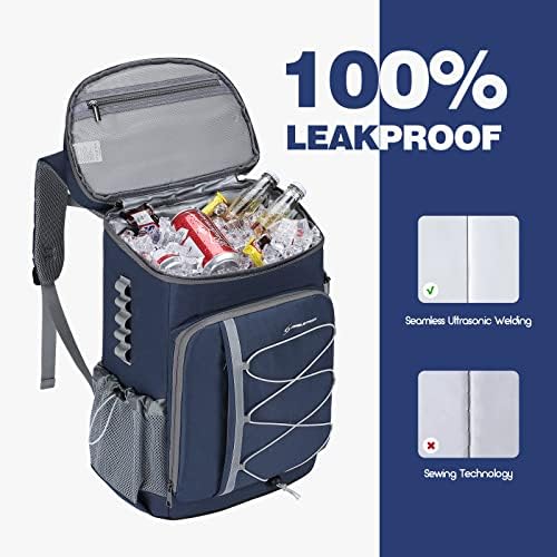 Maelstrom 35/50Can Insulated Cooler Backpack, Leakproof Soft Lunch Ice Bag