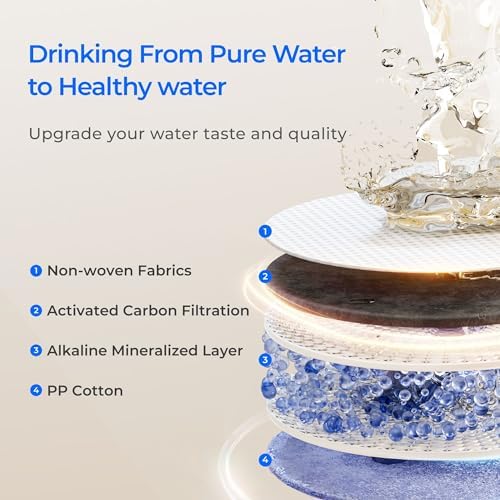 Waterdrop F1A Filter, Alkaline Mineral Added, 12-Month Lifetime