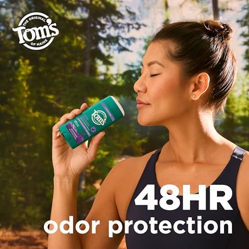 Tom’s of Maine Wild Lavender Natural Deodorant, 3.25 oz (2 Pack)