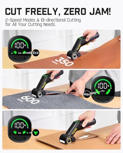 Fanttik C10 Pro BowGuide Electric Cardboard Cutter, Rotary Box Cutter