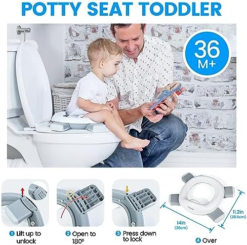 Orzbow Portable Potty Training Chair for Toddler, Travel Emergency Toilet