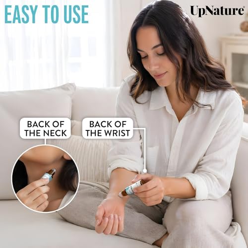 UpNature Peppermint Oil Roll On for Pregnancy Nausea & Morning Sickness