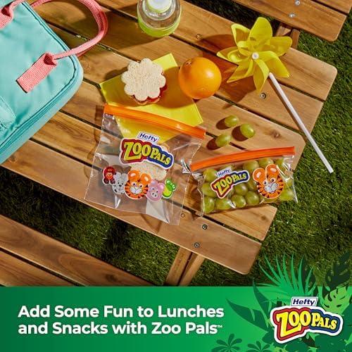 Hefty Zoo Pals Sandwich Bags 50ct
