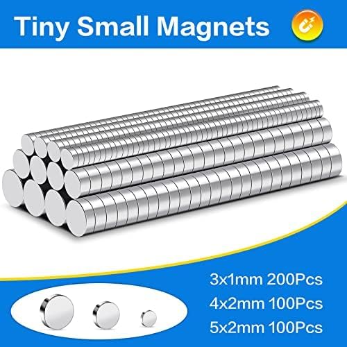 TRYMAG Small Magnets,400Pcs Neodymium Print Rare Earth Magnet