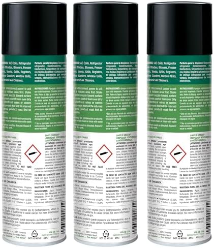 Simple Green Foaming Coil Cleaner 20oz Aerosol (Pack of 3)