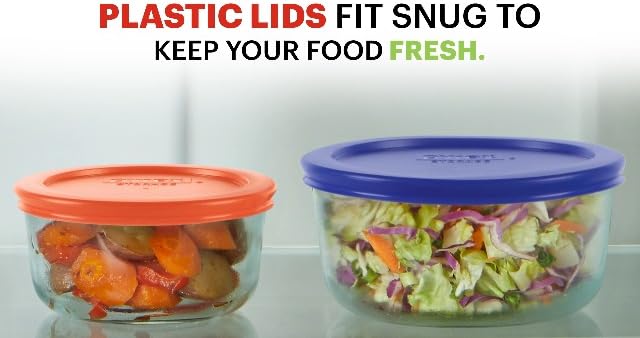 Pyrex Simply Store (12-Pack) Glass Food Storage Containers Set
