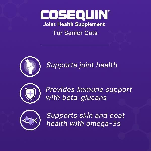 Nutramax Cosequin Senior Joint Supplement for Cats, Sprinkle Capsule, 60ct