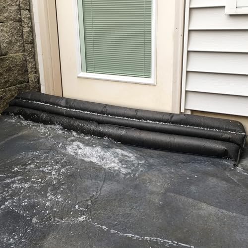 Quick Dam Water Activated 5ft Flood Barrier, Pack of 2