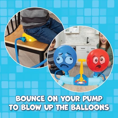 Rump Race Balloon Popping Battle Board Game Family Game Night, Party Game
