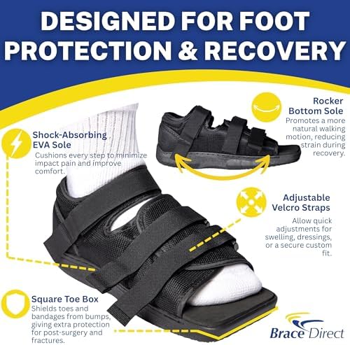 Brace Direct Post Op Shoe, Broken Toe, Bunion & Stress Fracture Foot Brace