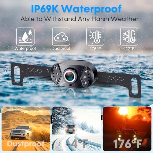 15-Minute Easy to Install Backup Camera: Plug-Play 15FT Clear Night Vision
