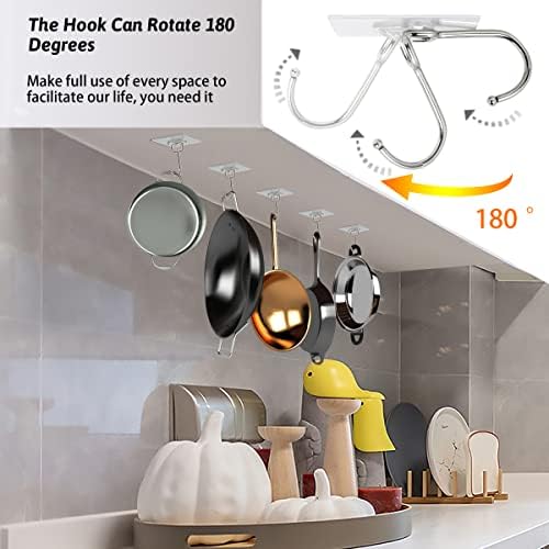 DKHDBD Adhesive Hooks 16 Pack 33lb Heavy Duty Waterproof