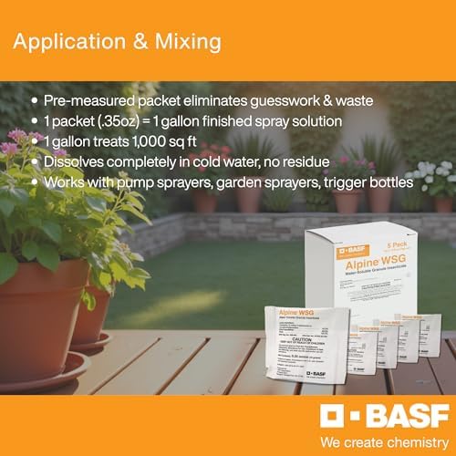 BASF Alpine WSG Insecticide, Soluble Granules, Indoor Outdoor Pest Control