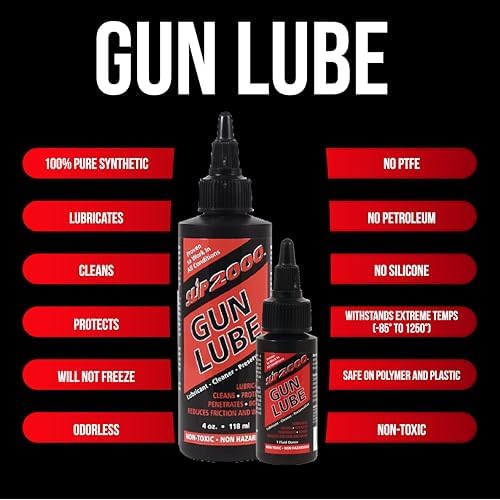 Slip 2000 Gun Lube Buddy Pack, Synthetic, Needle Tip Applicator, 1 & 4 oz