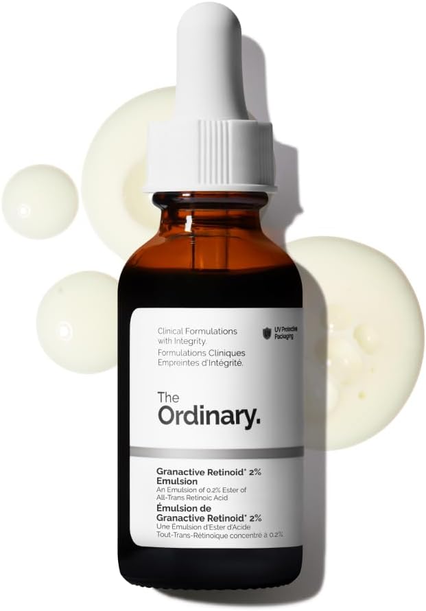 The Ordinary Granactive Retinoid 2% Emulsion, Advanced Retinoid Alternative for Anti-Aging and Skin Texture Improvement, 1 Fl Oz