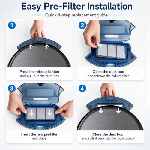 Replacement Parts Compatible for Eufy Robovac 11S, 30C, 15C, 25C, 15T, 12